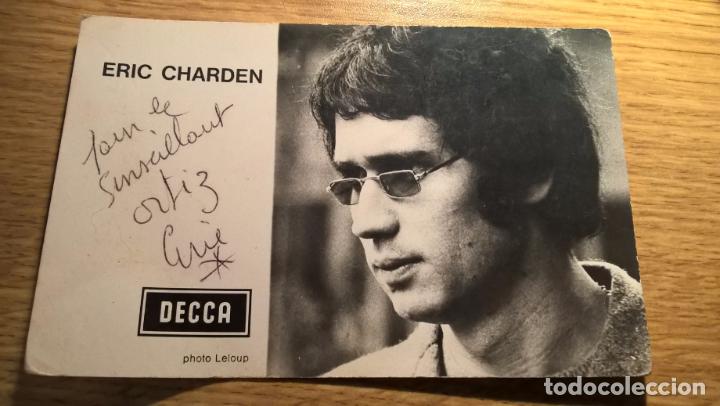 Aut&oacute;grafos antiguos de cantantes y m&uacute;sicos: Eric Charden. Aut&oacute;grafo - Foto 1