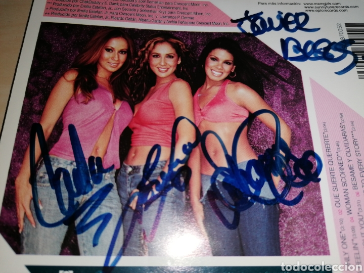 Aut&oacute;grafos antiguos de cantantes y m&uacute;sicos: CD MSM MIAMI SOUND MACHINE - AUT&Oacute;GRAFOS - Foto 4