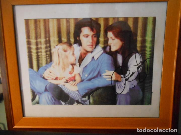 Aut&oacute;grafos antiguos de cantantes y m&uacute;sicos: AUTOGRAFO DE PRISCILA PRESLEY - Foto 1
