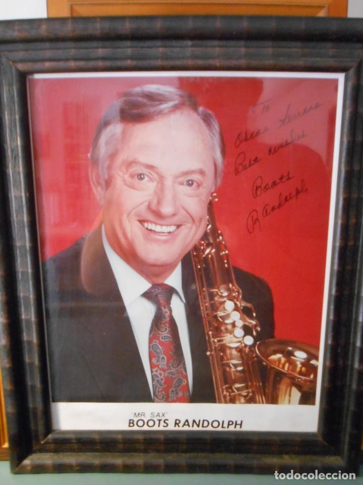 Aut&oacute;grafos antiguos de cantantes y m&uacute;sicos: AUTOGRAFO DE BOOTS RANDOLPH - Foto 1