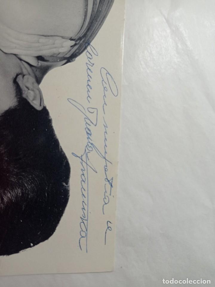 Aut&oacute;grafos antiguos de cantantes y m&uacute;sicos: Aut&oacute;grafo Original Francisca, no copia. Ref.auto - Foto 2