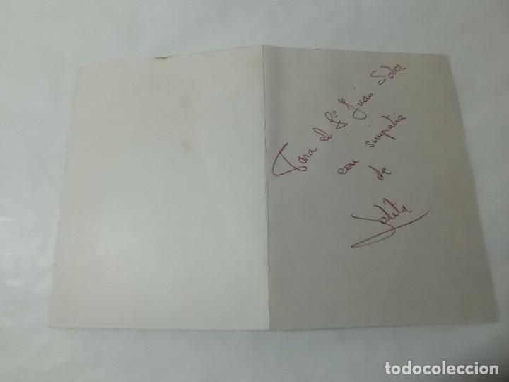 Aut&oacute;grafos antiguos de cantantes y m&uacute;sicos: Aut&oacute;grafo Original no copia. Ref.auto - Foto 2