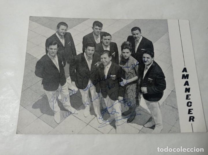 Aut&oacute;grafos antiguos de cantantes y m&uacute;sicos: Aut&oacute;grafo Original no copia. Ref.auto - Foto 1