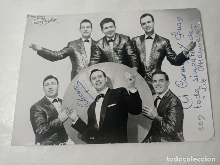 Aut&oacute;grafos antiguos de cantantes y m&uacute;sicos: Aut&oacute;grafo Original no copia. Ref.auto - Foto 1