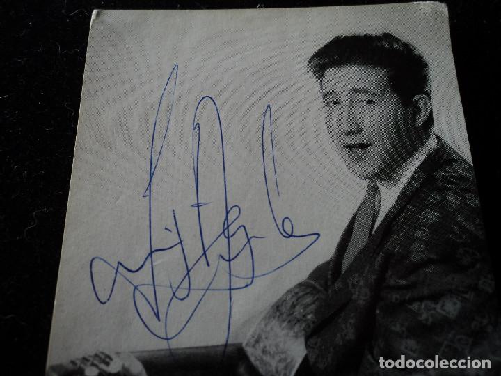 Aut&oacute;grafos antiguos de cantantes y m&uacute;sicos: LUIS AGUILE, EN DISCOS ODEON, AUTOGRAFO - Foto 1