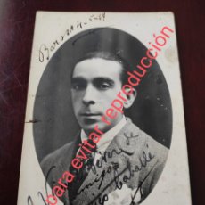 Autógrafos Antiguos de Cantantes y Músicos: FOTOGRAFÍA FIRMADA FEDERICO CABALLÉ - BARÍTONO - ÓPERA - ZARZUELA - BARCELONA 1893 - 1929 -