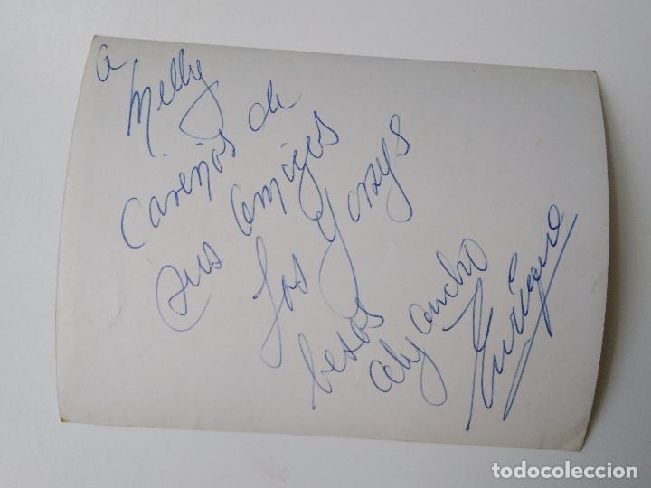 Aut&oacute;grafos antiguos de cantantes y m&uacute;sicos: Los Yorsis - Foto 2