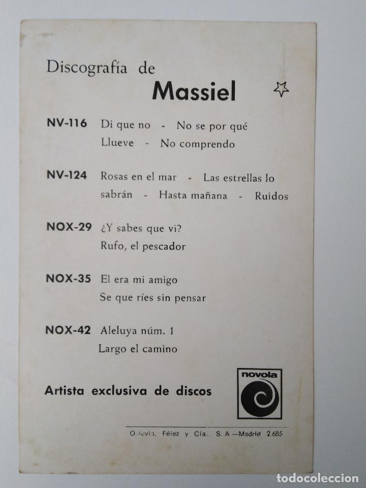 Aut&oacute;grafos antiguos de cantantes y m&uacute;sicos: Massiel - Foto 2