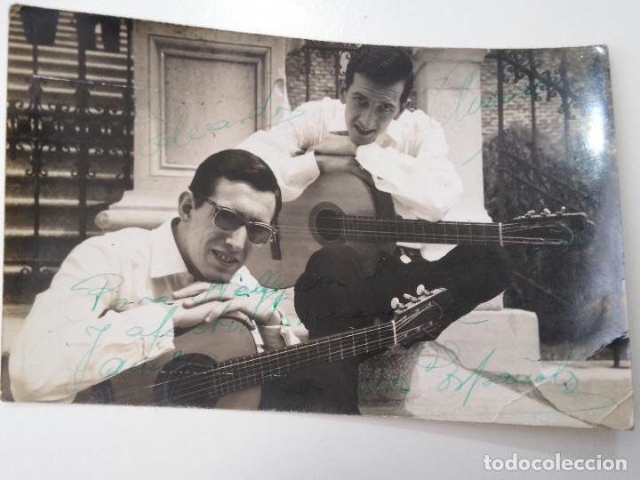 Aut&oacute;grafos antiguos de cantantes y m&uacute;sicos: Los dos Espa&ntilde;oles - Foto 1