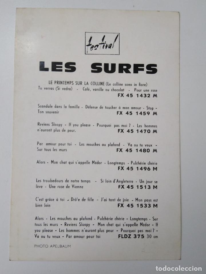 Aut&oacute;grafos antiguos de cantantes y m&uacute;sicos: Les Surfs - Foto 2