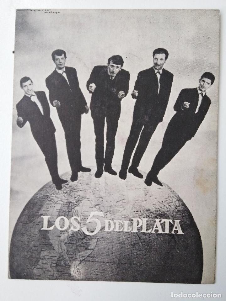 Aut&oacute;grafos antiguos de cantantes y m&uacute;sicos: Los 5 del Plata - Foto 1