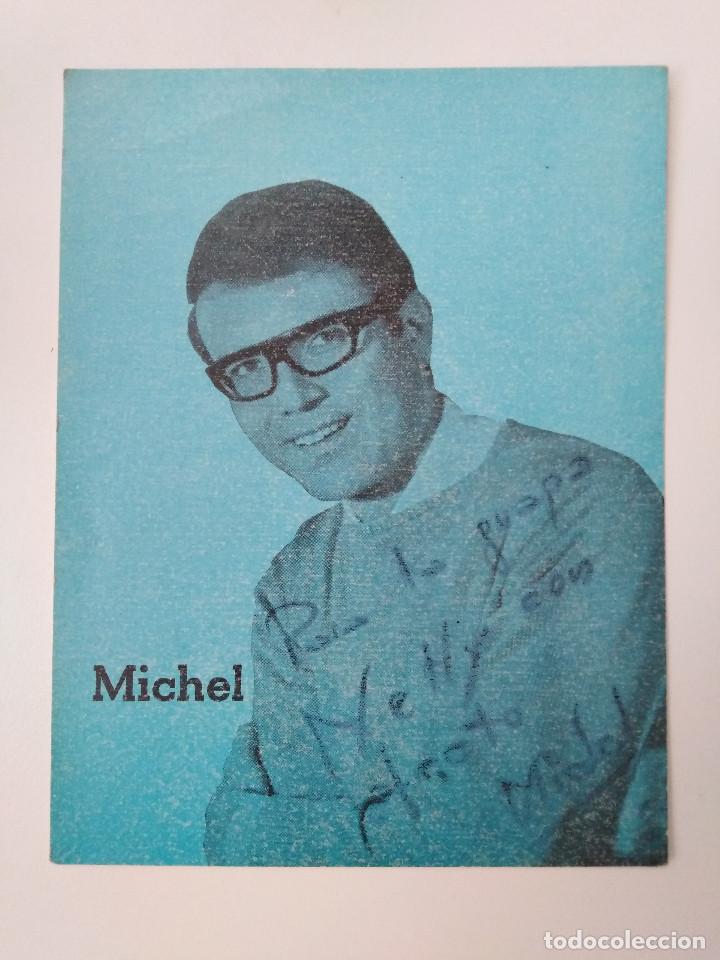 Aut&oacute;grafos antiguos de cantantes y m&uacute;sicos: Michel - Foto 1