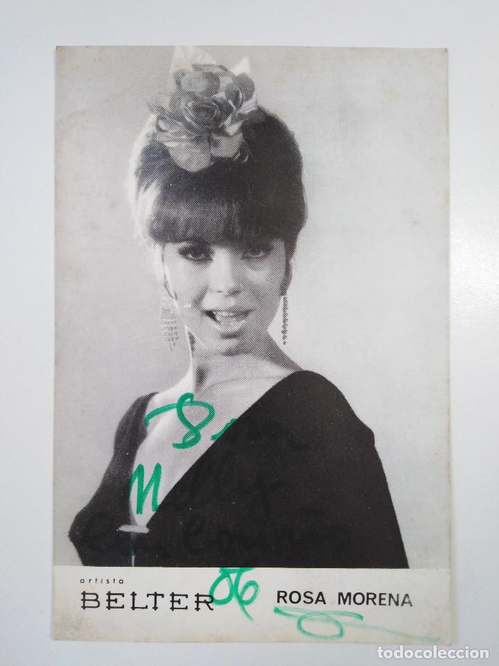Aut&oacute;grafos antiguos de cantantes y m&uacute;sicos: Rosa Morena - Foto 1