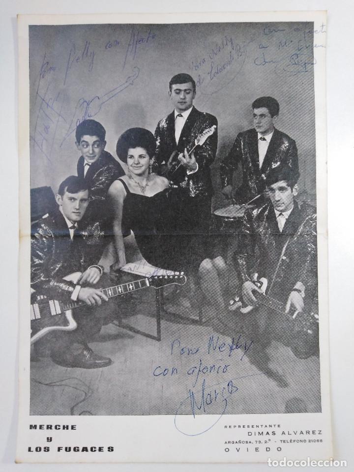 Aut&oacute;grafos antiguos de cantantes y m&uacute;sicos: Merche y los fugaces - Foto 1