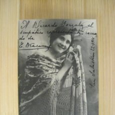 Autografi di Musica : EMILIA BRACAMONTE-AUTOGRAFO-FOTOGRAFIA FIRMADA-FOTOGRAFICA-POSTAL ANTIGUA-(95.880)