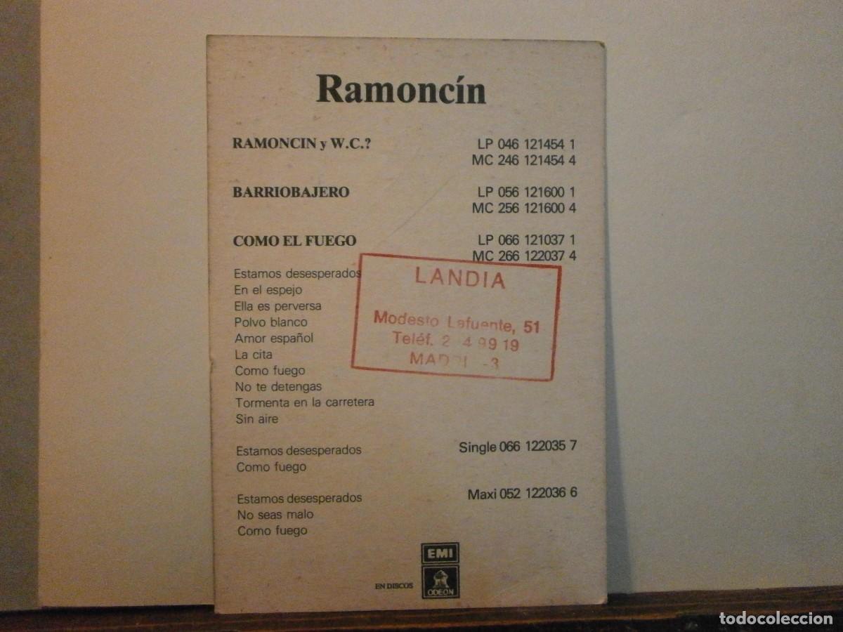 Aut&oacute;grafos antiguos de cantantes y m&uacute;sicos: original autografo dedicatoria ramoncin - Foto 3