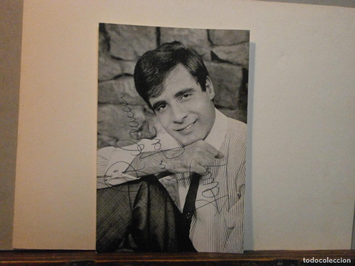 Aut&oacute;grafos antiguos de cantantes y m&uacute;sicos: original autografo dedicatoria santy - Foto 1