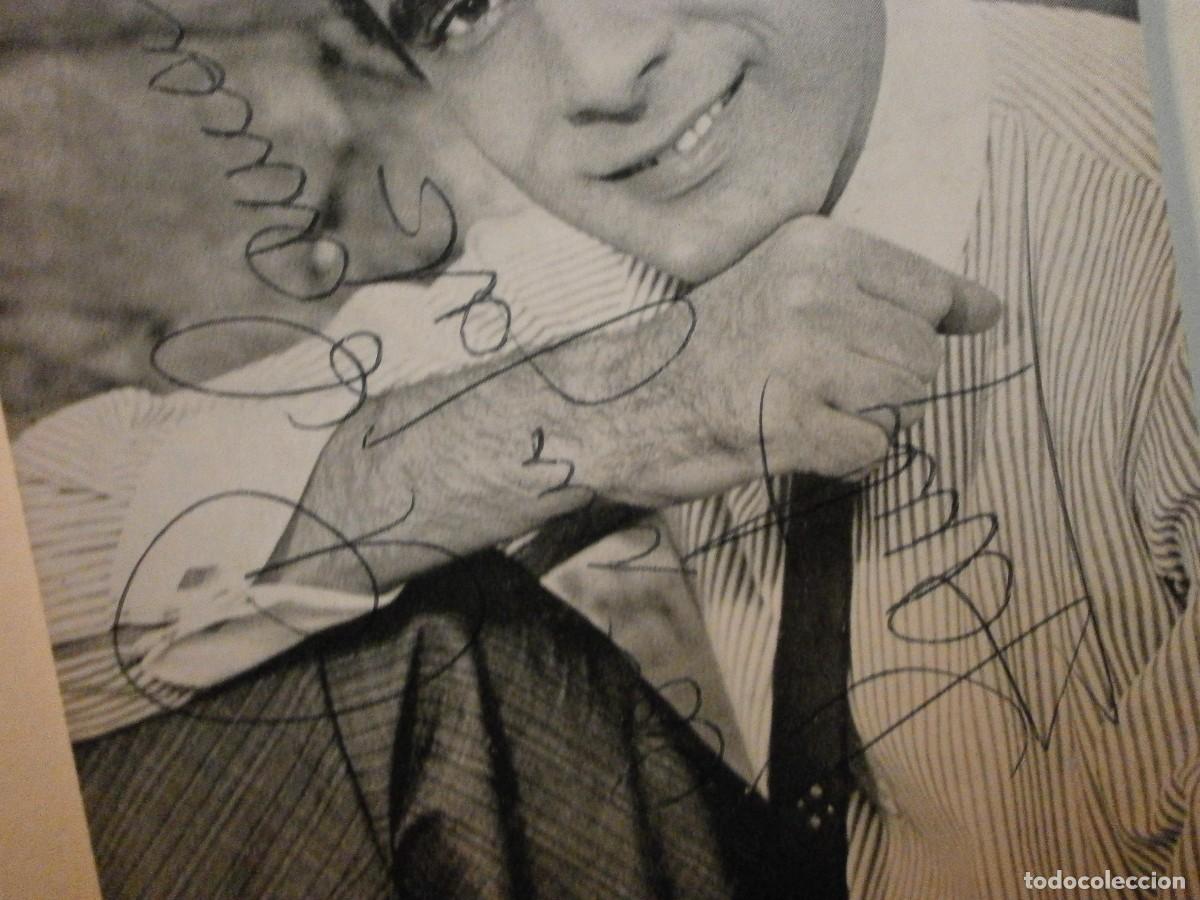 Aut&oacute;grafos antiguos de cantantes y m&uacute;sicos: original autografo dedicatoria santy - Foto 2