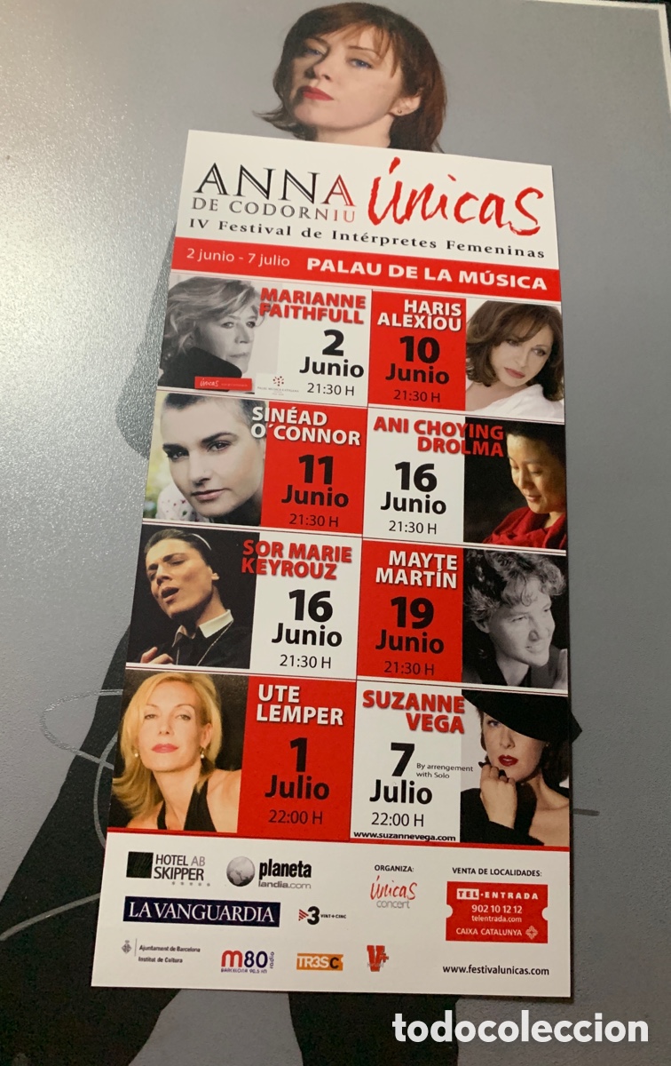 Aut&oacute;grafos antiguos de cantantes y m&uacute;sicos: Suzanne Vega Autografo - Foto 4