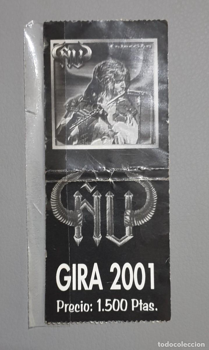 Aut&oacute;grafos antiguos de cantantes y m&uacute;sicos: Aut&oacute;grafo &Ntilde;U Gira 2001 - Foto 1