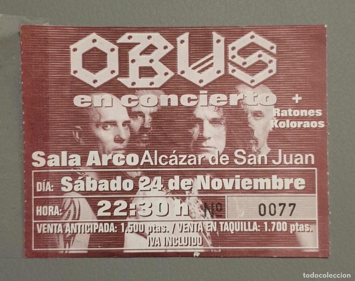 Aut&oacute;grafos antiguos de cantantes y m&uacute;sicos: Aut&oacute;grafo Obus Sala Arco - Foto 1