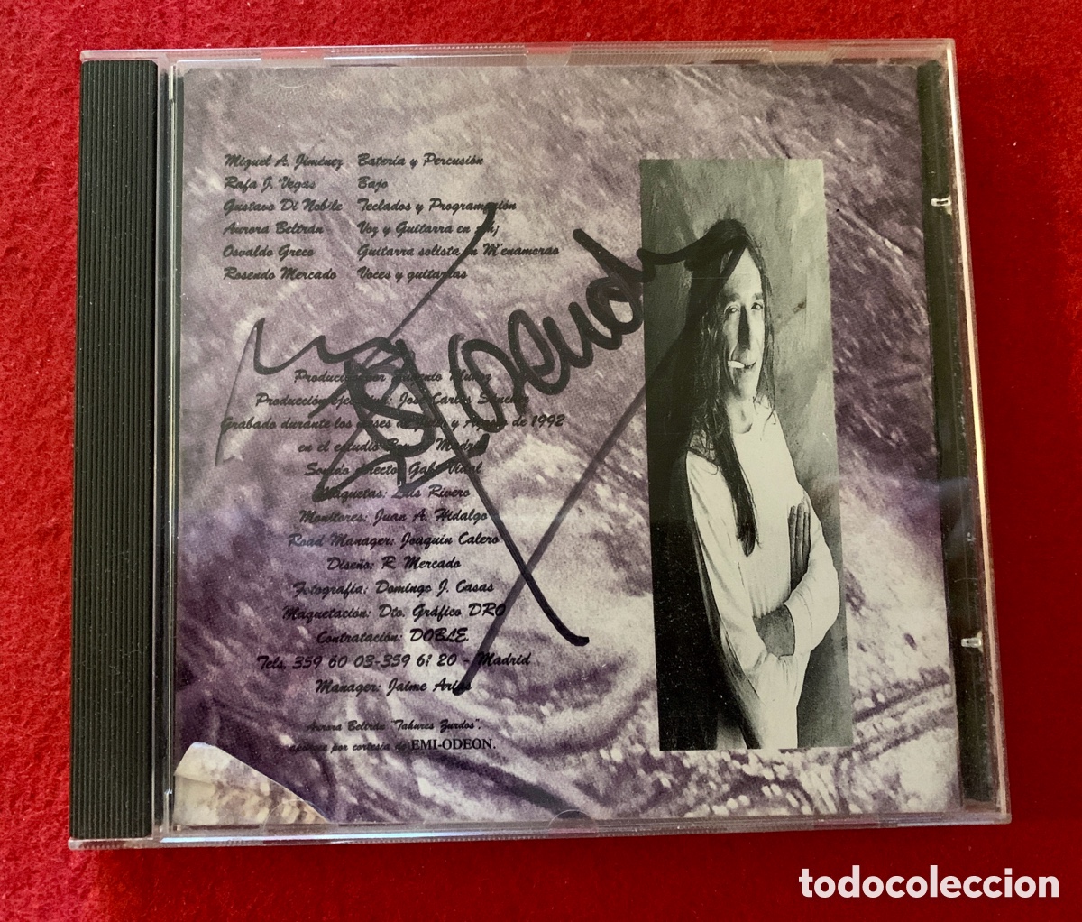 Music Autographs: Rosendo-Firmado Cd &ldquo;La Tortuga&rdquo;-