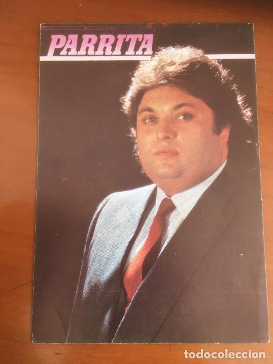 Aut&oacute;grafos antiguos de cantantes y m&uacute;sicos: parrita postal original con autografo original - Foto 1