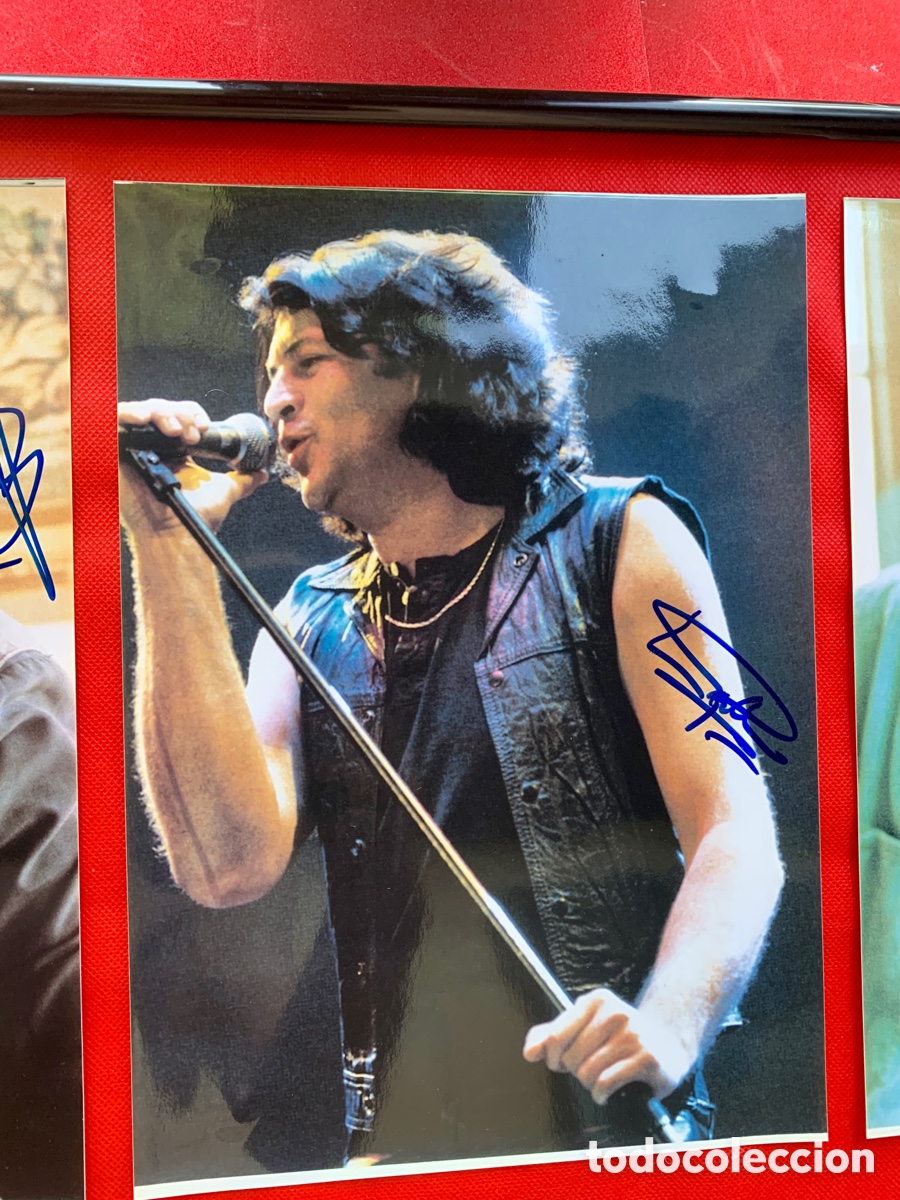 Aut&oacute;grafos antiguos de cantantes y m&uacute;sicos: Deep Purple-Firmado - Foto 4