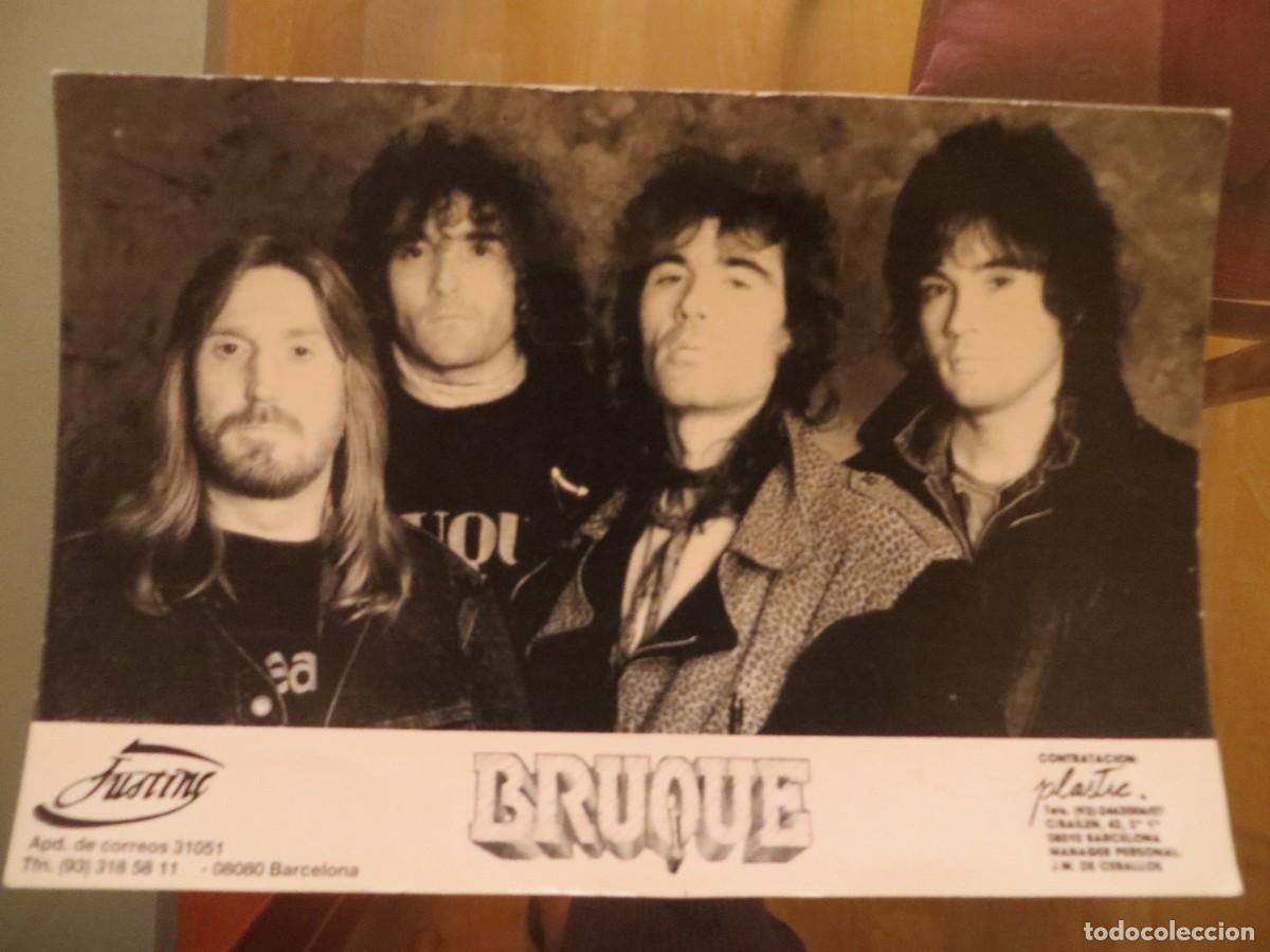 Aut&oacute;grafos antiguos de cantantes y m&uacute;sicos: BRUQUE: POSTAL FIRMADA EN PERSONA !!! - Foto 1