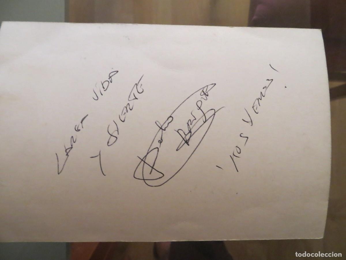 Aut&oacute;grafos antiguos de cantantes y m&uacute;sicos: BRUQUE: POSTAL FIRMADA EN PERSONA !!! - Foto 2