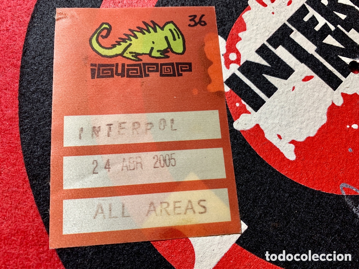 Aut&oacute;grafos antiguos de cantantes y m&uacute;sicos: Interpol Firmado - Foto 5