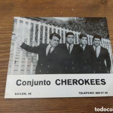 Autógrafos Antiguos de Cantantes y Músicos: CONJUNTO CHEROKEES.FOTO PROMOCIONAL DEDICADA Y FIRMADA.14 CM X 11 CM.BELTER.AUTÓGRAFO.