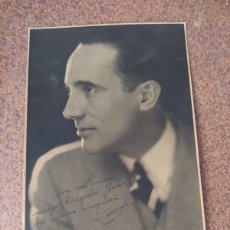 Autógrafos Antiguos de Cantantes y Músicos: MANUEL COLLADO.FOTO PROMOCIONAL DEDICADA Y FIRMADA.FOTO F.BIXIO Y CIA.AUTÓGRAFO.AÑO 1929.