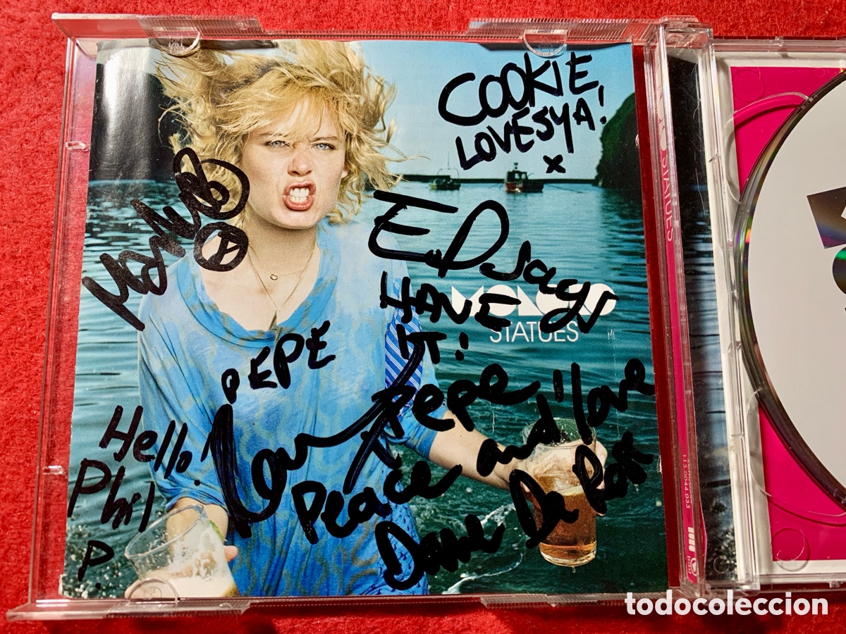Aut&oacute;grafos antiguos de cantantes y m&uacute;sicos: MOLOKO-Firmado 2Cd &ldquo;Statues&rdquo; - Foto 2