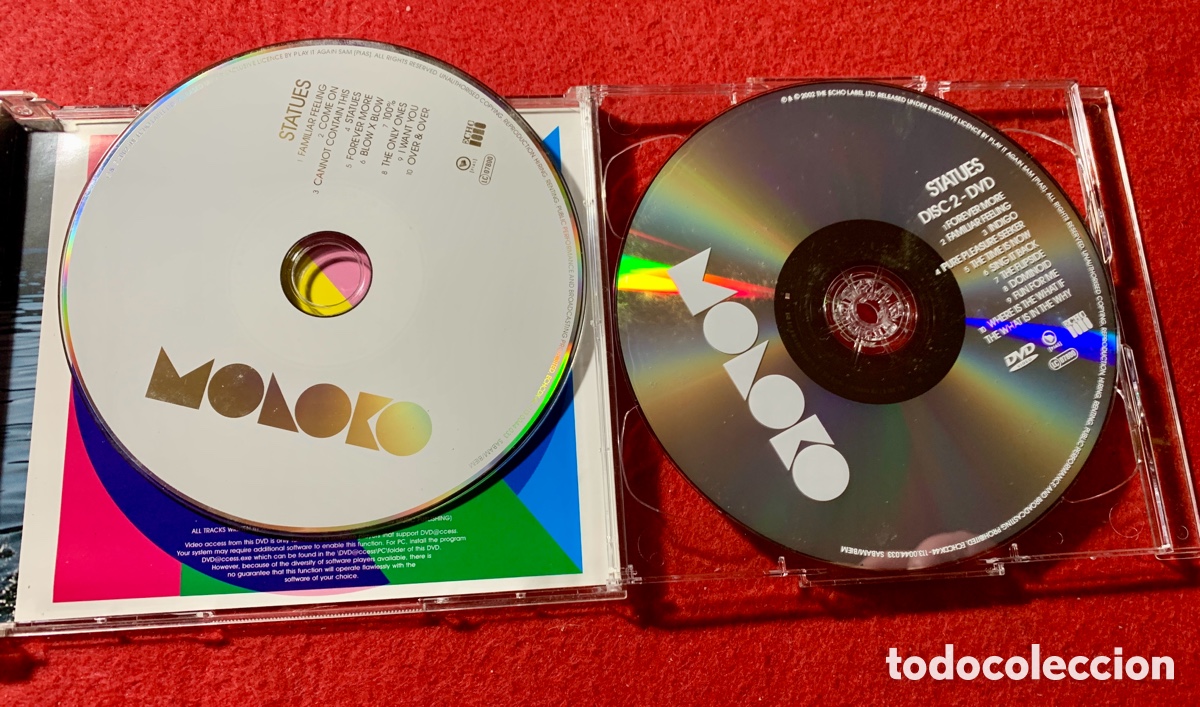 Aut&oacute;grafos antiguos de cantantes y m&uacute;sicos: MOLOKO-Firmado 2Cd &ldquo;Statues&rdquo; - Foto 5