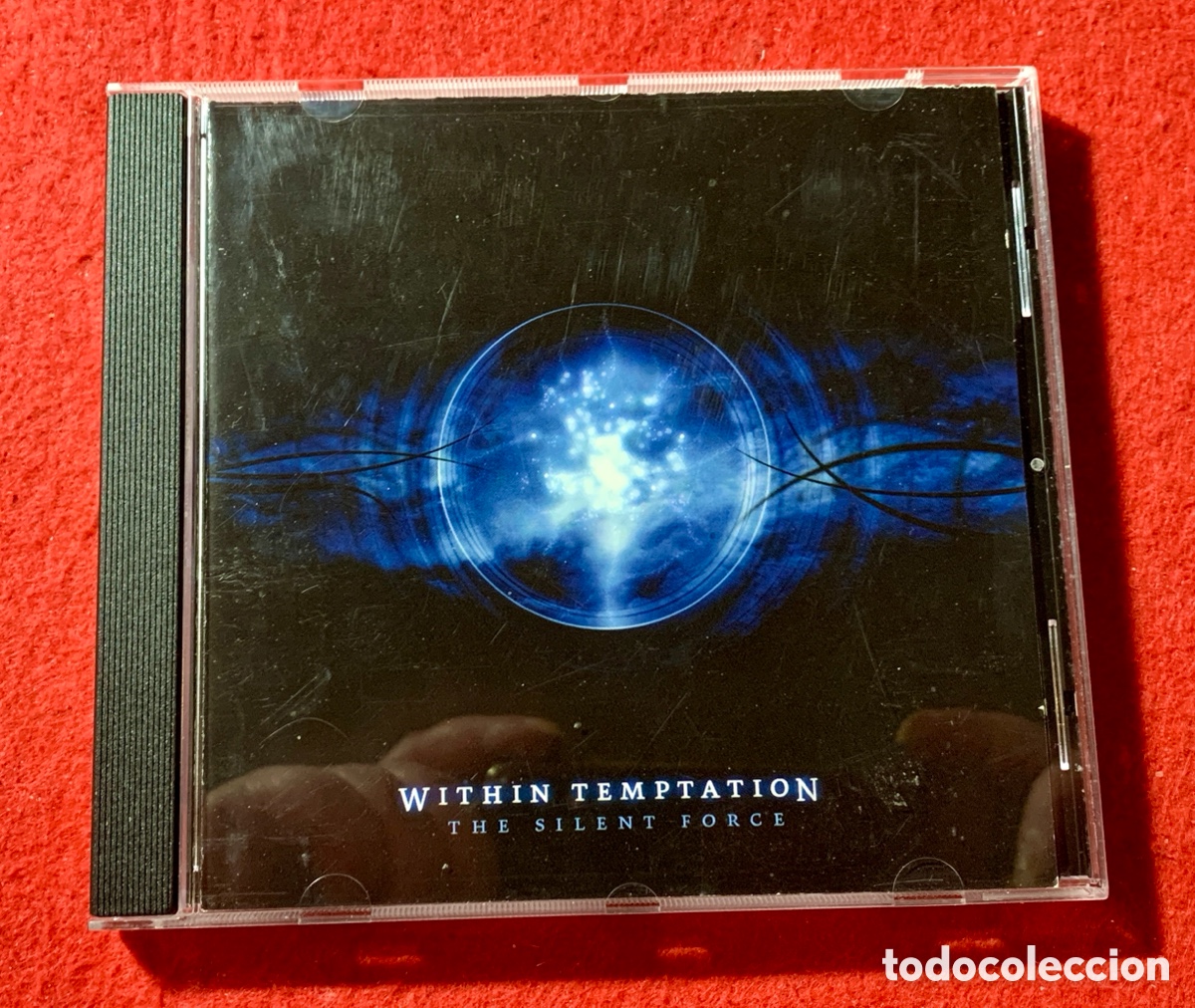 Aut&oacute;grafos antiguos de cantantes y m&uacute;sicos: Within Temptation-Firmado Cd &ldquo;The Silent Force&rdquo; - Foto 2