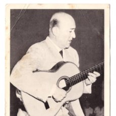 Autógrafos Antiguos de Cantantes y Músicos: EDUARDO FALU - ARTISTA DE FOLKLORE CON FONTANARES - AUTÓGRAFO DESCONOCIDO
