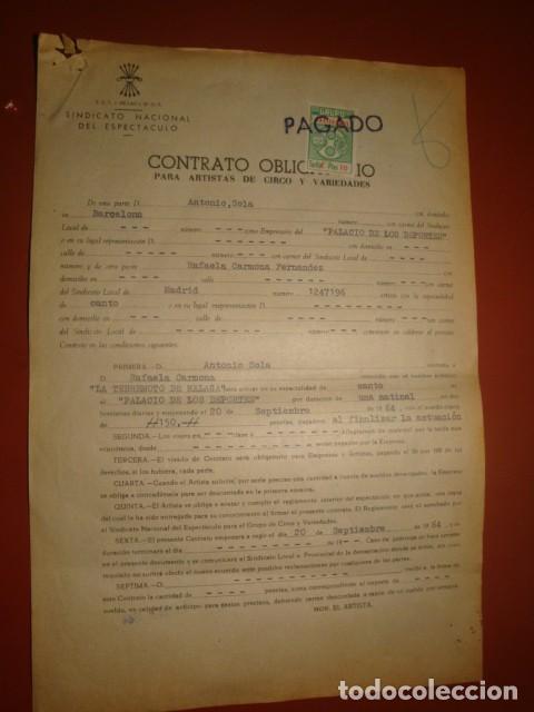 Aut&oacute;grafos antiguos de cantantes y m&uacute;sicos: TERREMOTO DE MALAGA - Foto 1