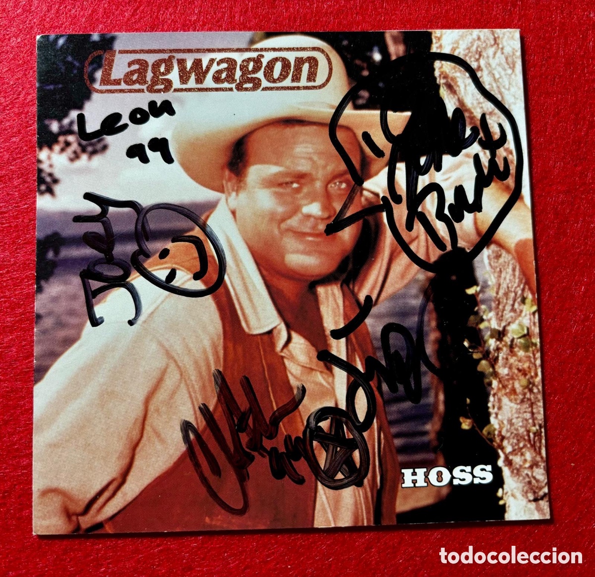Aut&oacute;grafos antiguos de cantantes y m&uacute;sicos: LAGWAGON-Firmado Cd &ldquo;Hoss&rdquo; - Foto 2