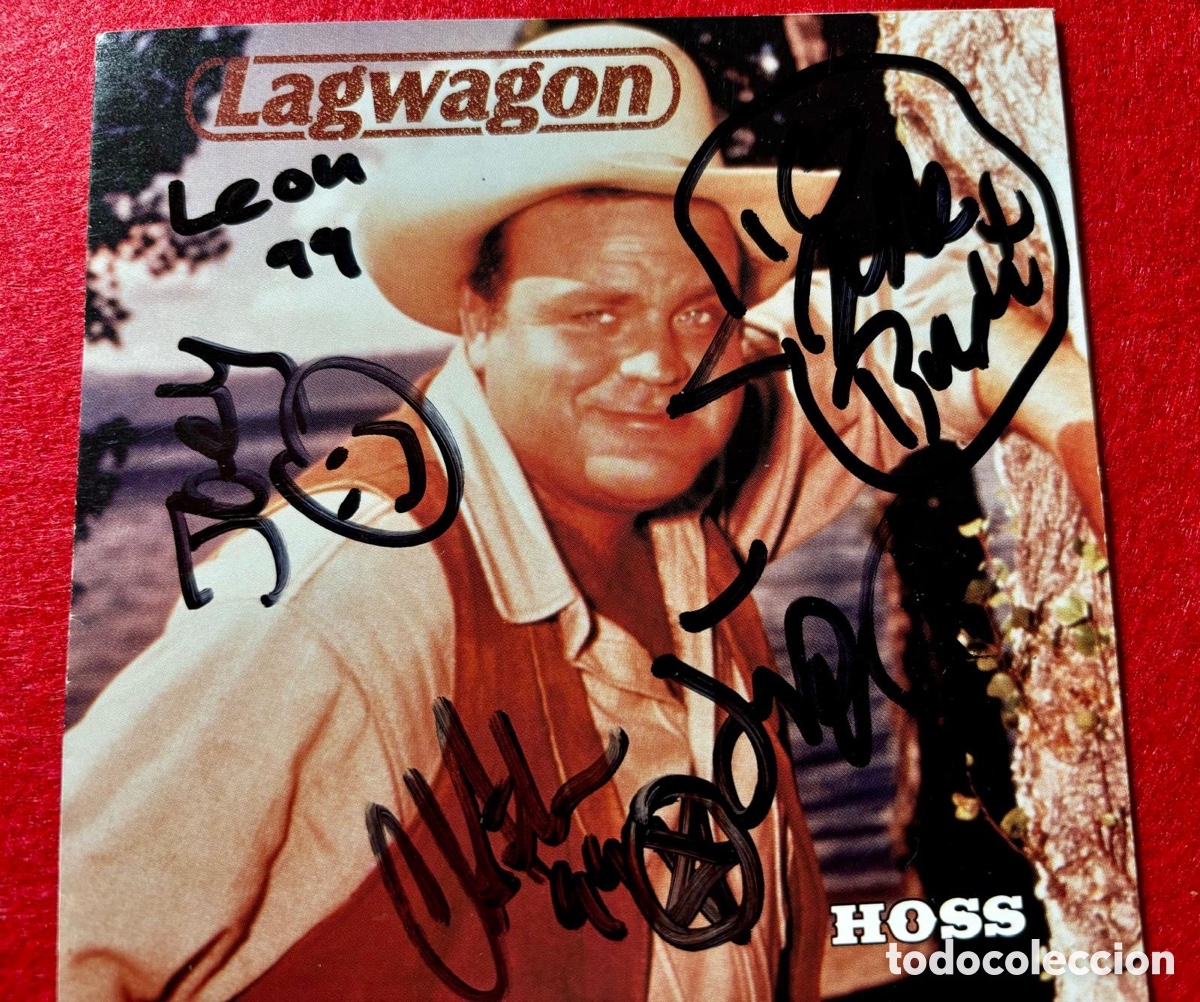 Aut&oacute;grafos antiguos de cantantes y m&uacute;sicos: LAGWAGON-Firmado Cd &ldquo;Hoss&rdquo; - Foto 3
