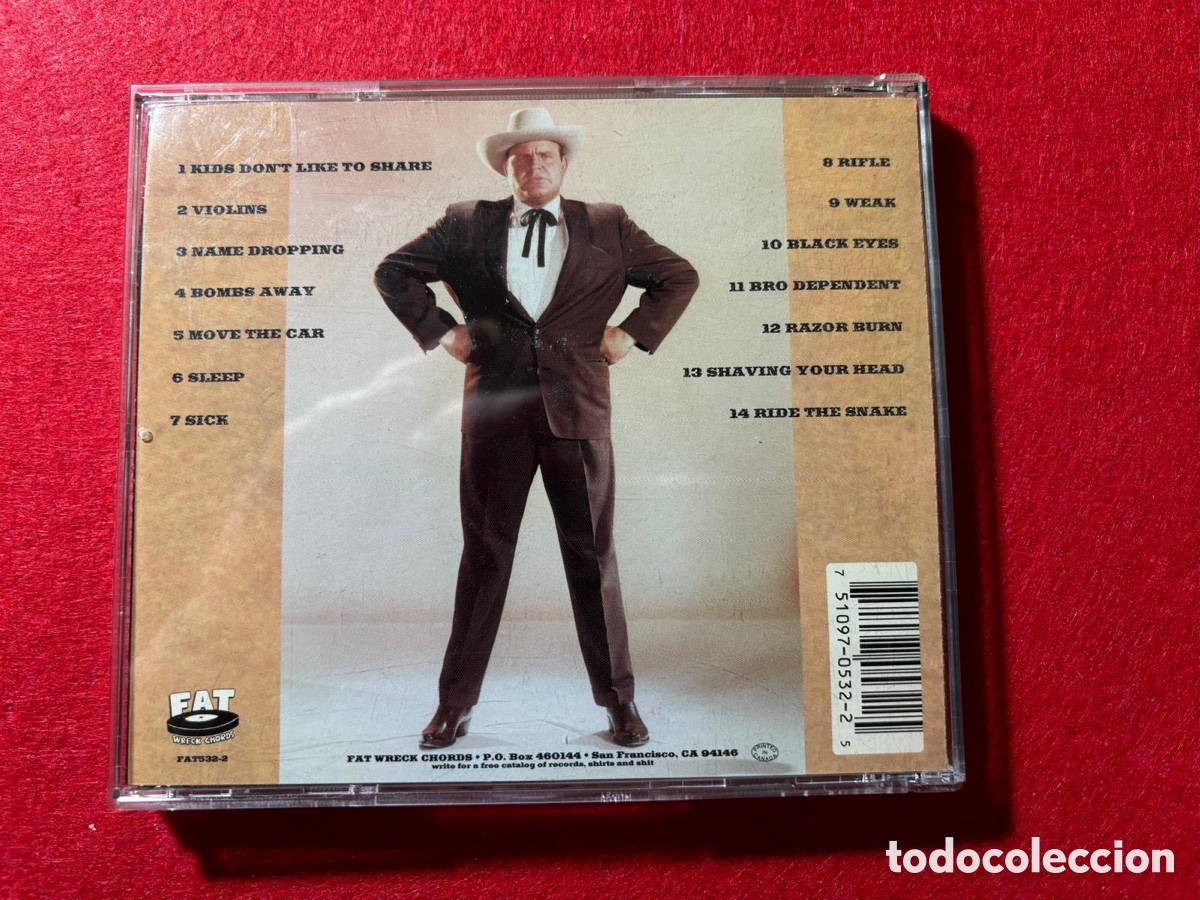 Aut&oacute;grafos antiguos de cantantes y m&uacute;sicos: LAGWAGON-Firmado Cd &ldquo;Hoss&rdquo; - Foto 4