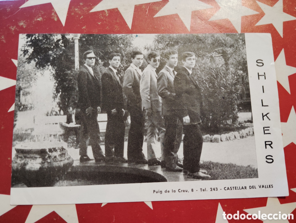 Aut&oacute;grafos antiguos de cantantes y m&uacute;sicos: SHILKERS - AUTOGRAFO DE 1 DE LOS INTEGRANTES. - Foto 1