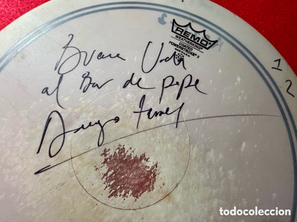 Aut&oacute;grafos antiguos de cantantes y m&uacute;sicos: Diego Torres-Firmado en 2012 - Foto 2