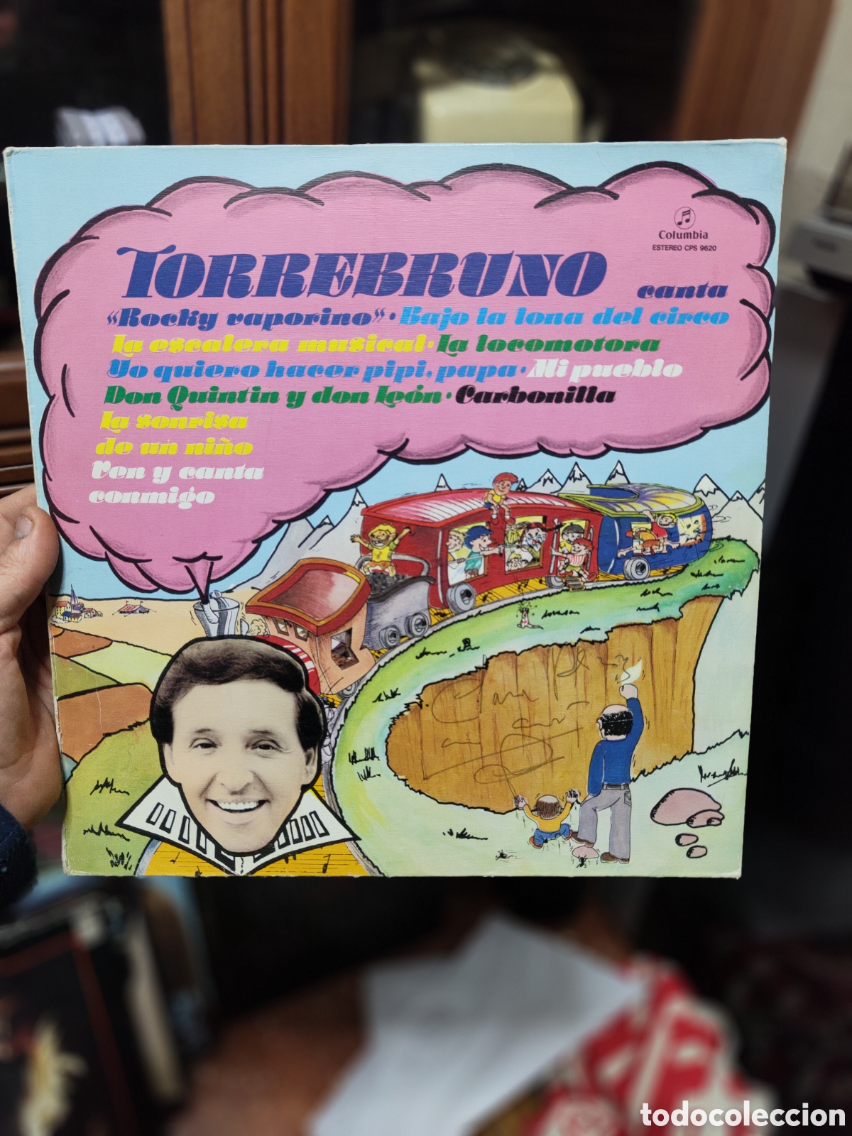 Aut&oacute;grafos antiguos de cantantes y m&uacute;sicos: DISCO VINILO TORREBRUNO CON AUTOGRAFO - Foto 1