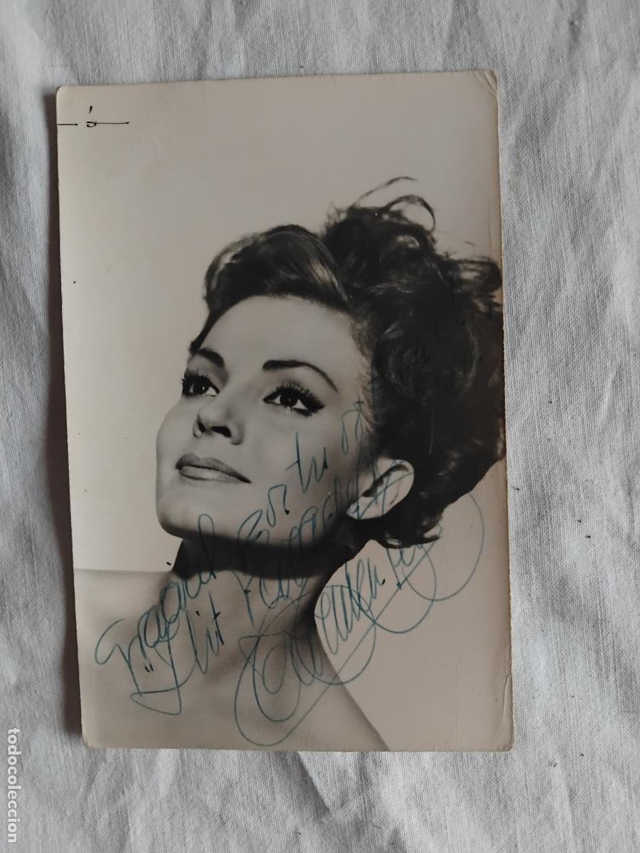 Aut&oacute;grafos Antiguos de Cantantes y M&uacute;sicos: CARMEN SEVILLA FOTO FIRMADA Y DEDICADA.