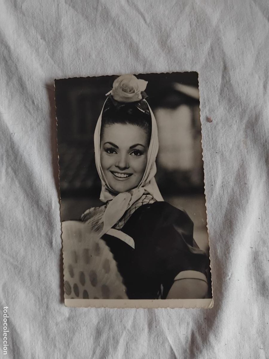 Aut&oacute;grafos Antiguos de Cantantes y M&uacute;sicos: CARMEN SEVILLA FOTO FIRMADA Y DEDICADA.