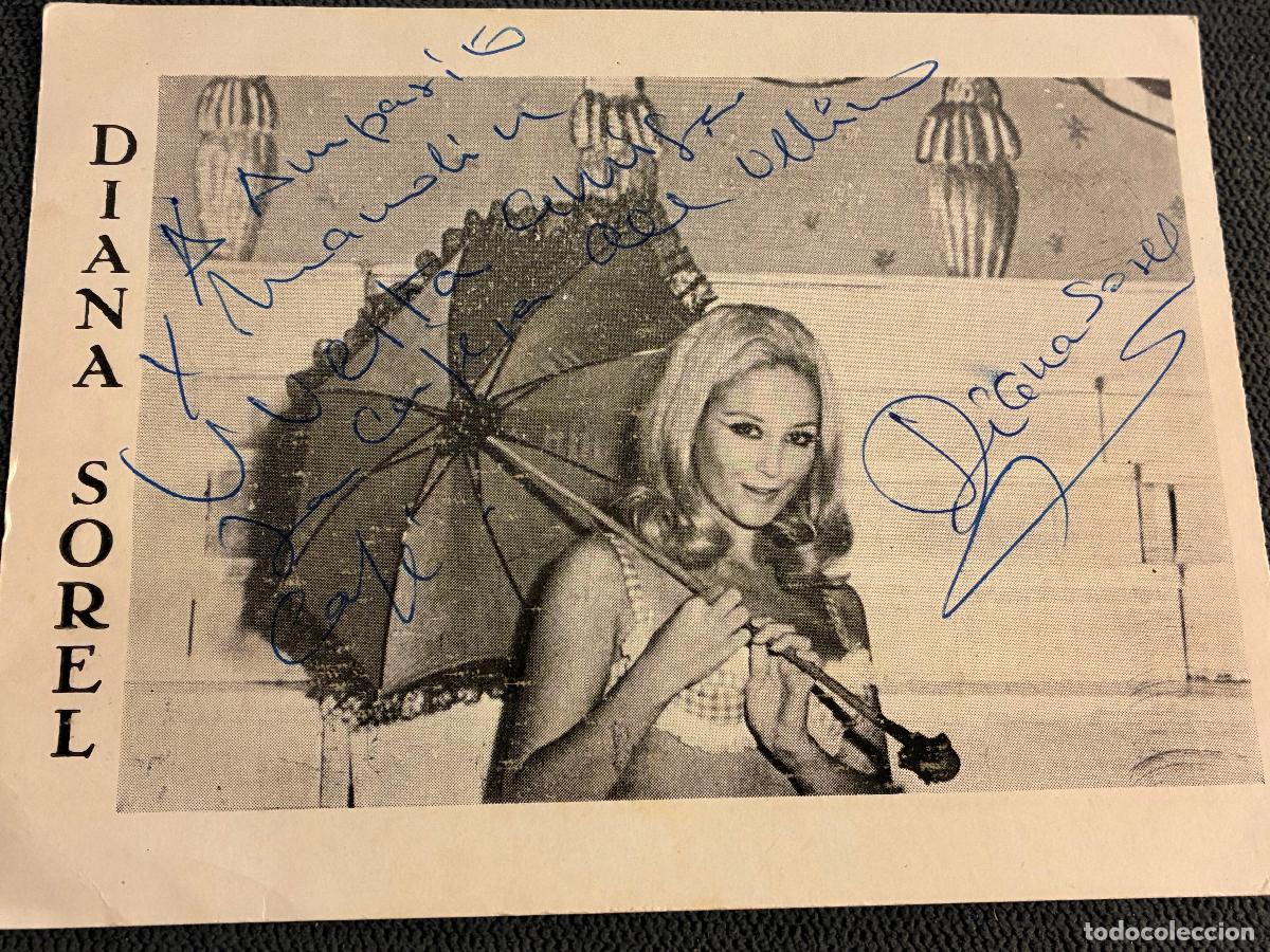 Aut&oacute;grafos Antiguos de Cantantes y M&uacute;sicos: Dedicatoria y autografo de Diana Soler ver fotos