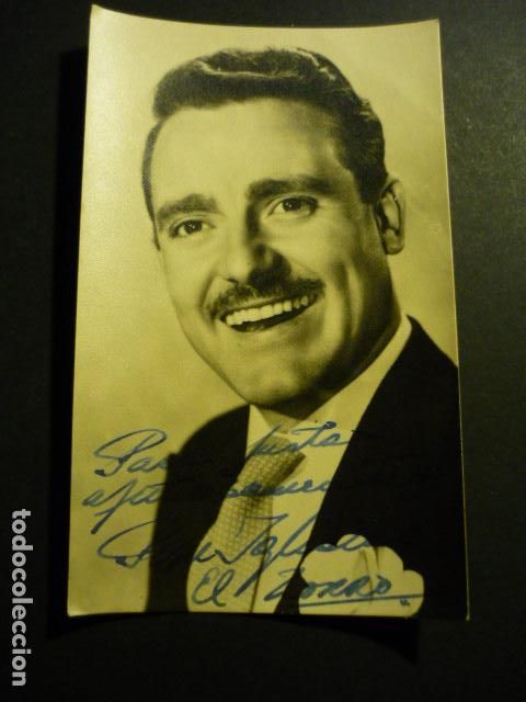 Autogramme von Musikern: PEPE IGLESIAS EL ZORRO FOTOGRAFIA CON FIRMA AUTOGRAFA 9 X 14 CM