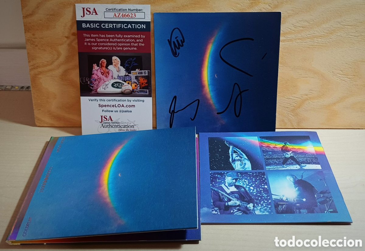 Autographes de Musique : Coldplay firmado y COA
