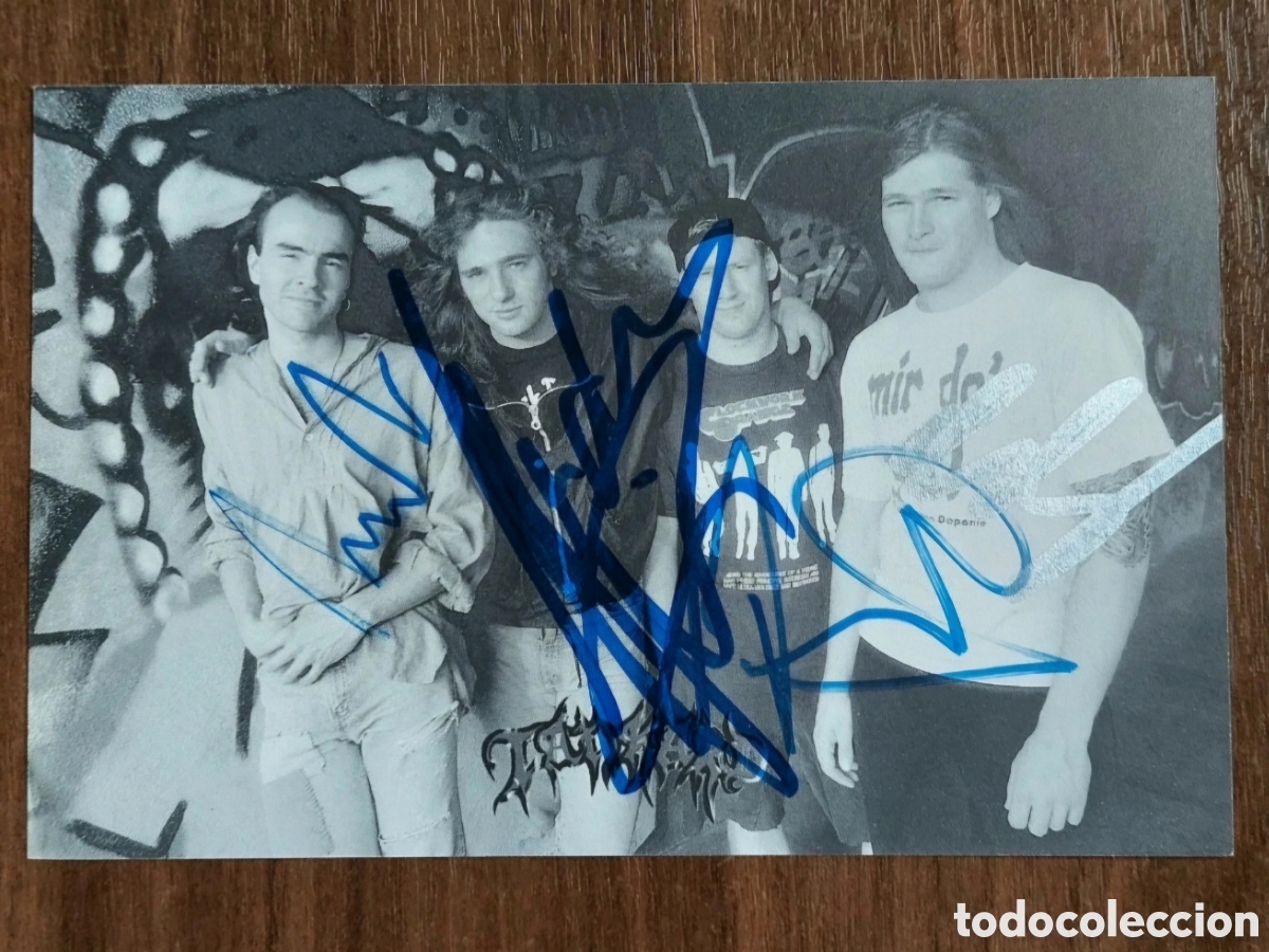 Aut&oacute;grafos Antiguos de Cantantes y M&uacute;sicos: Tankard - Foto firmada